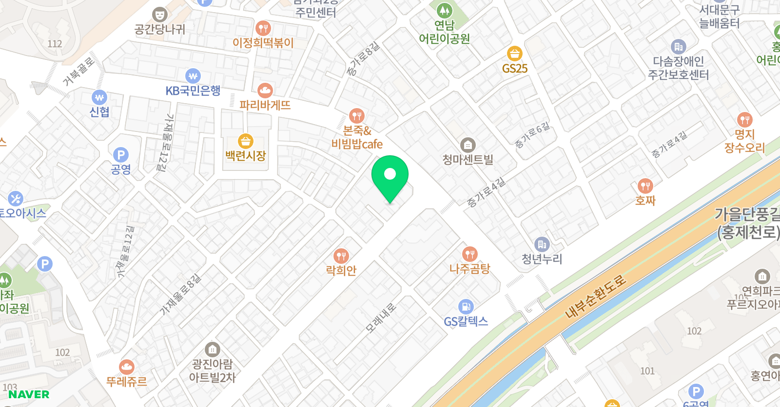강샘TOP 수학교습소 위치
