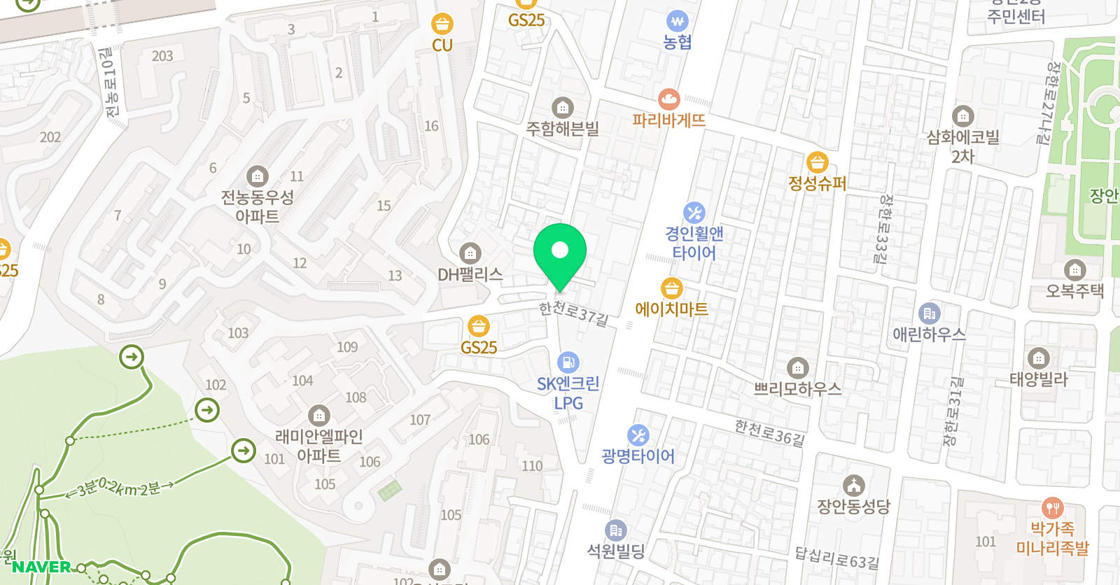 꽃들 피아노교습소 위치