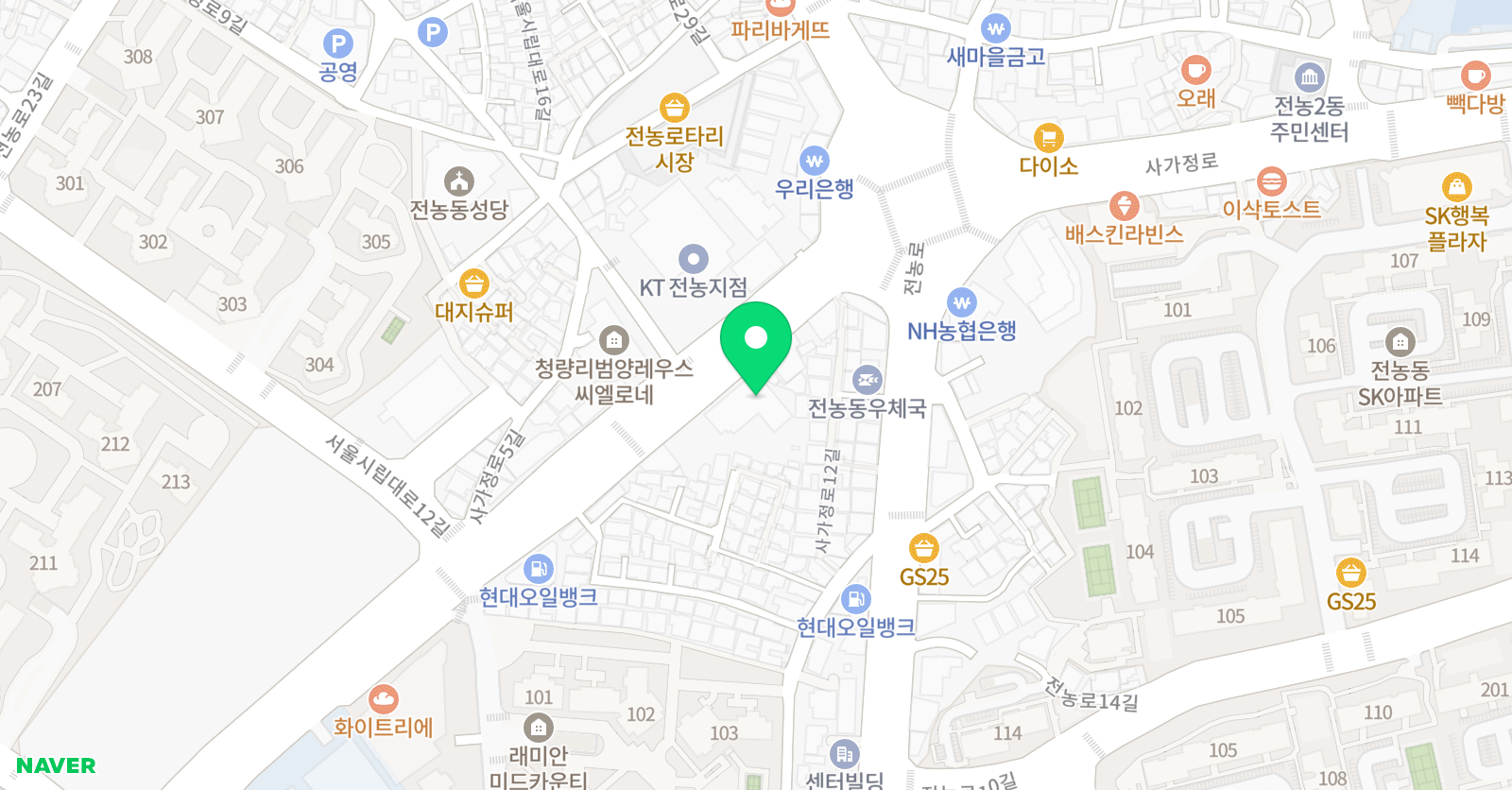 아이지 미술 위치