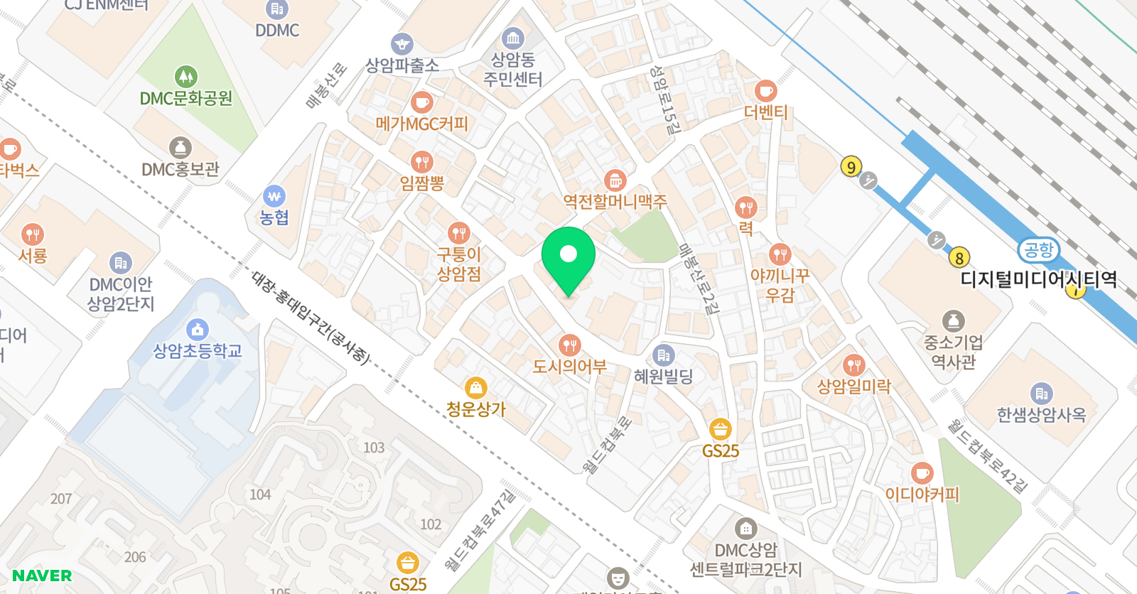 블랙샤크 킥복싱 별관2호점 위치