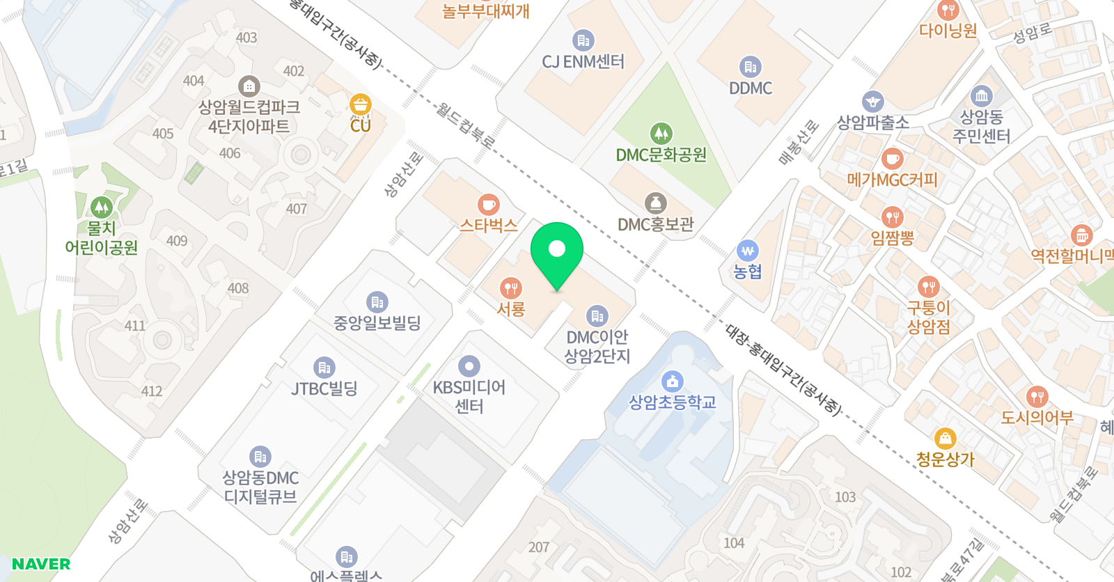 한솔교육 위치