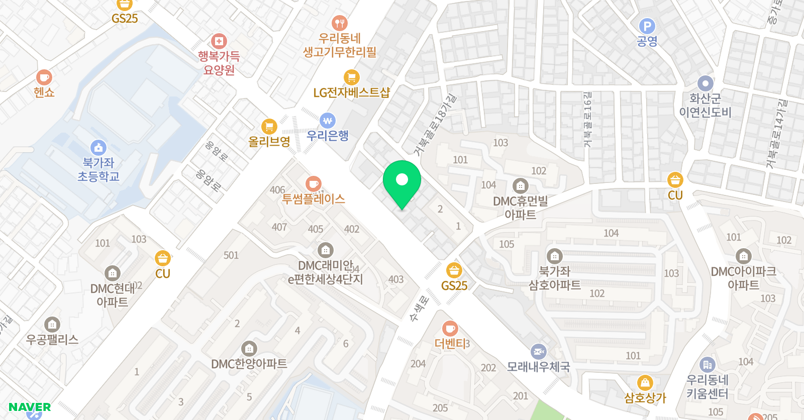 리드인더생각숲학원 위치