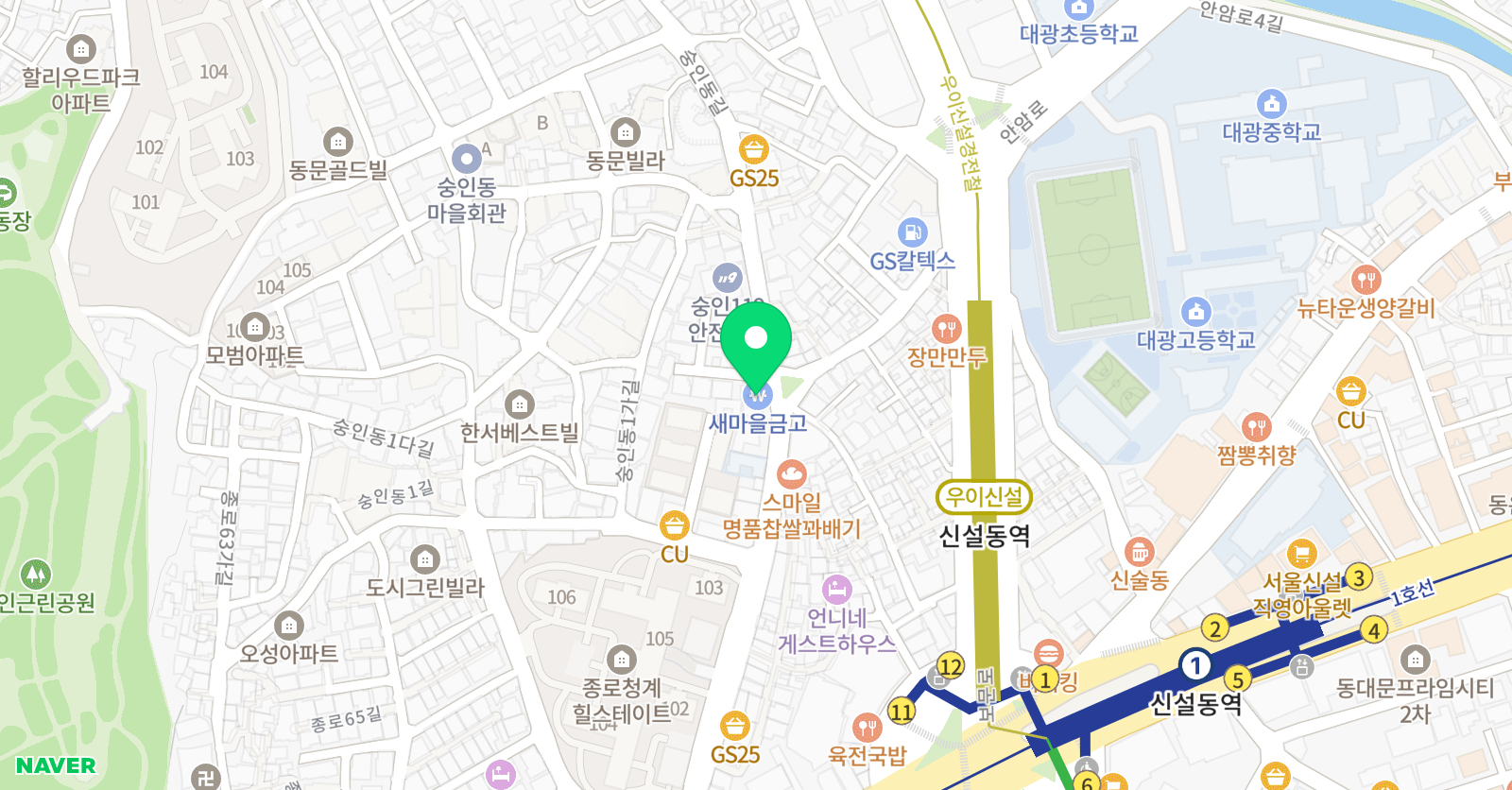 경희 숭인태권도 위치