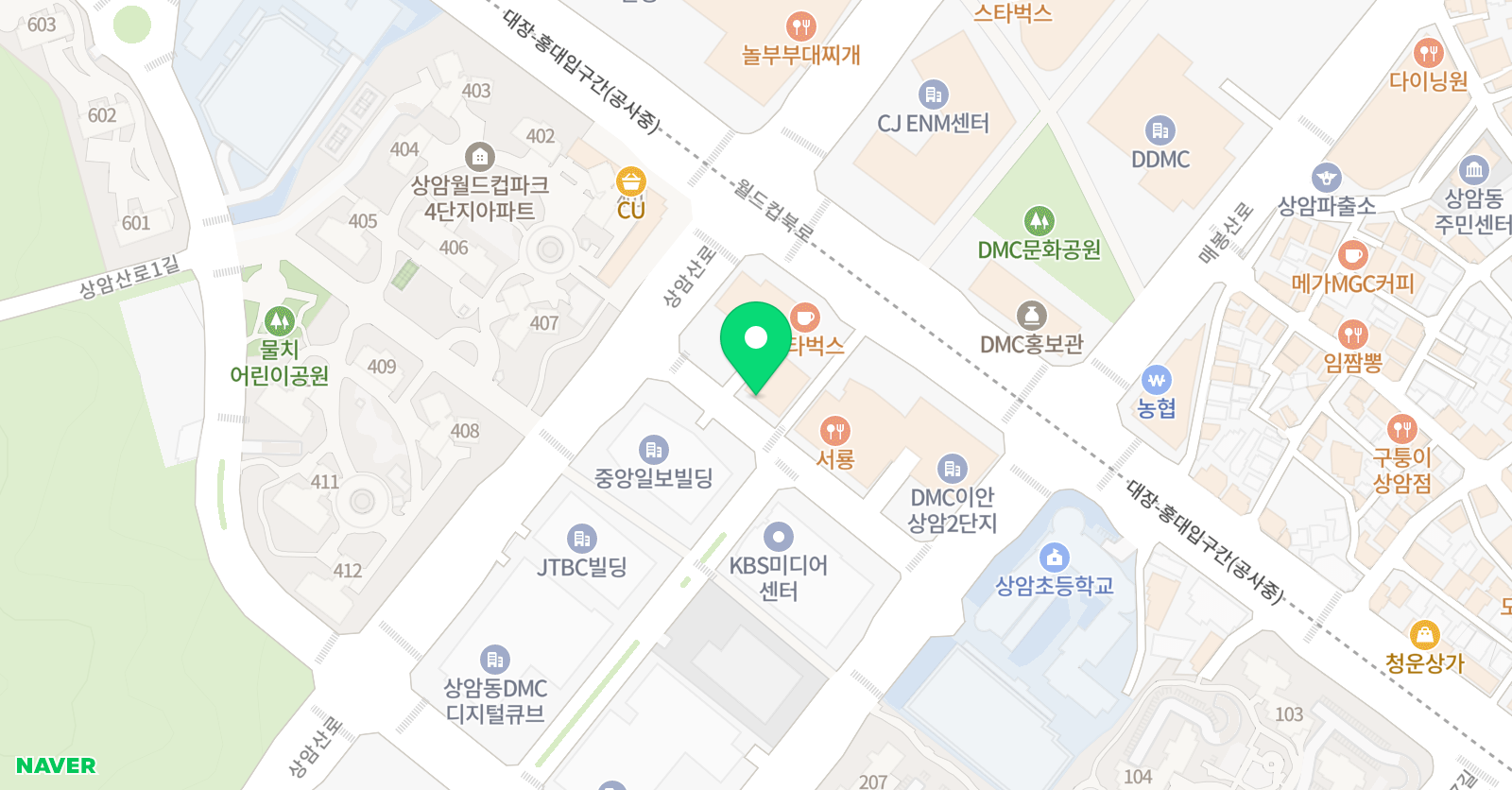 정준 수학학원 위치