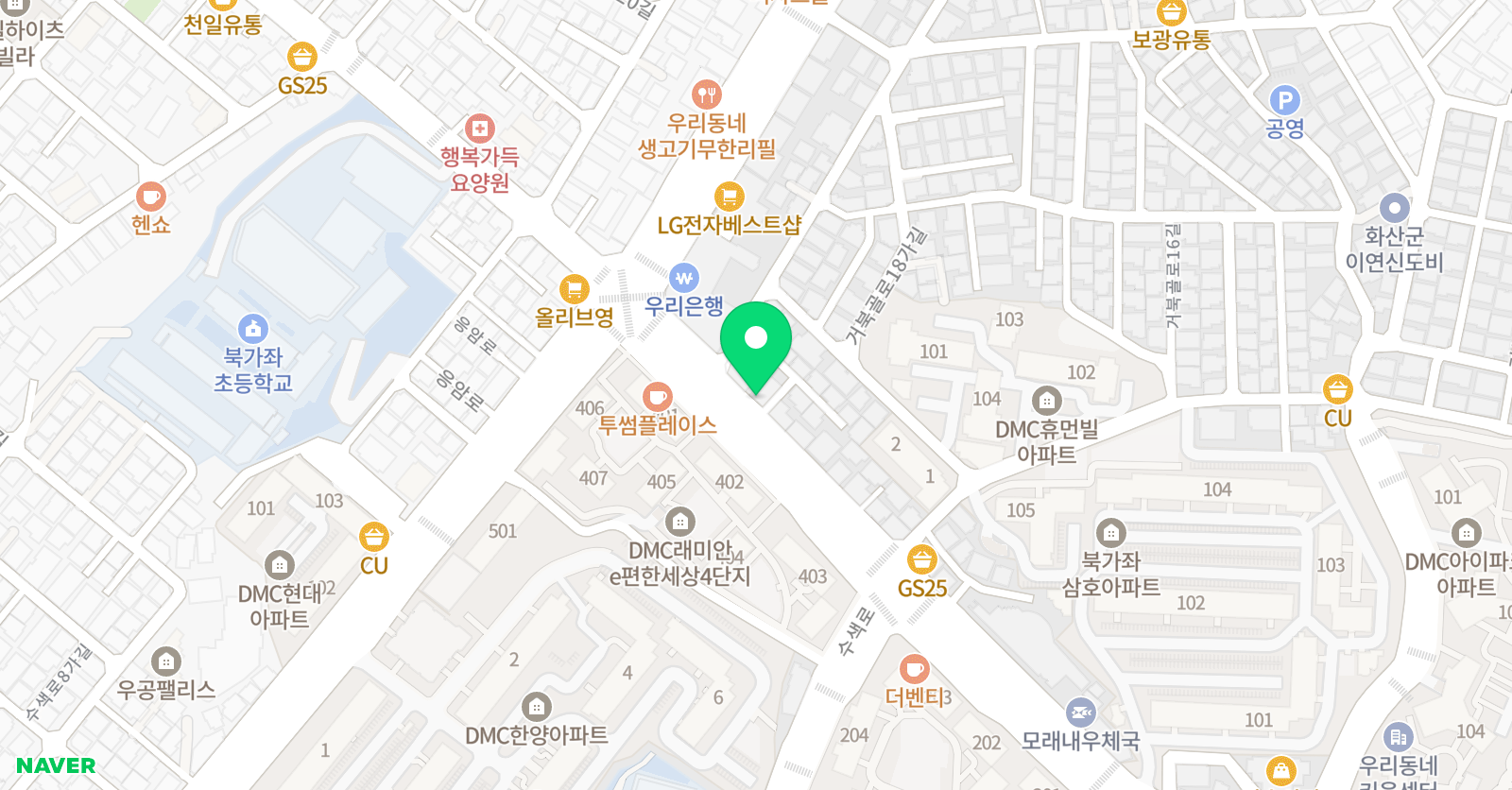 한국체대태평양 태권도 위치