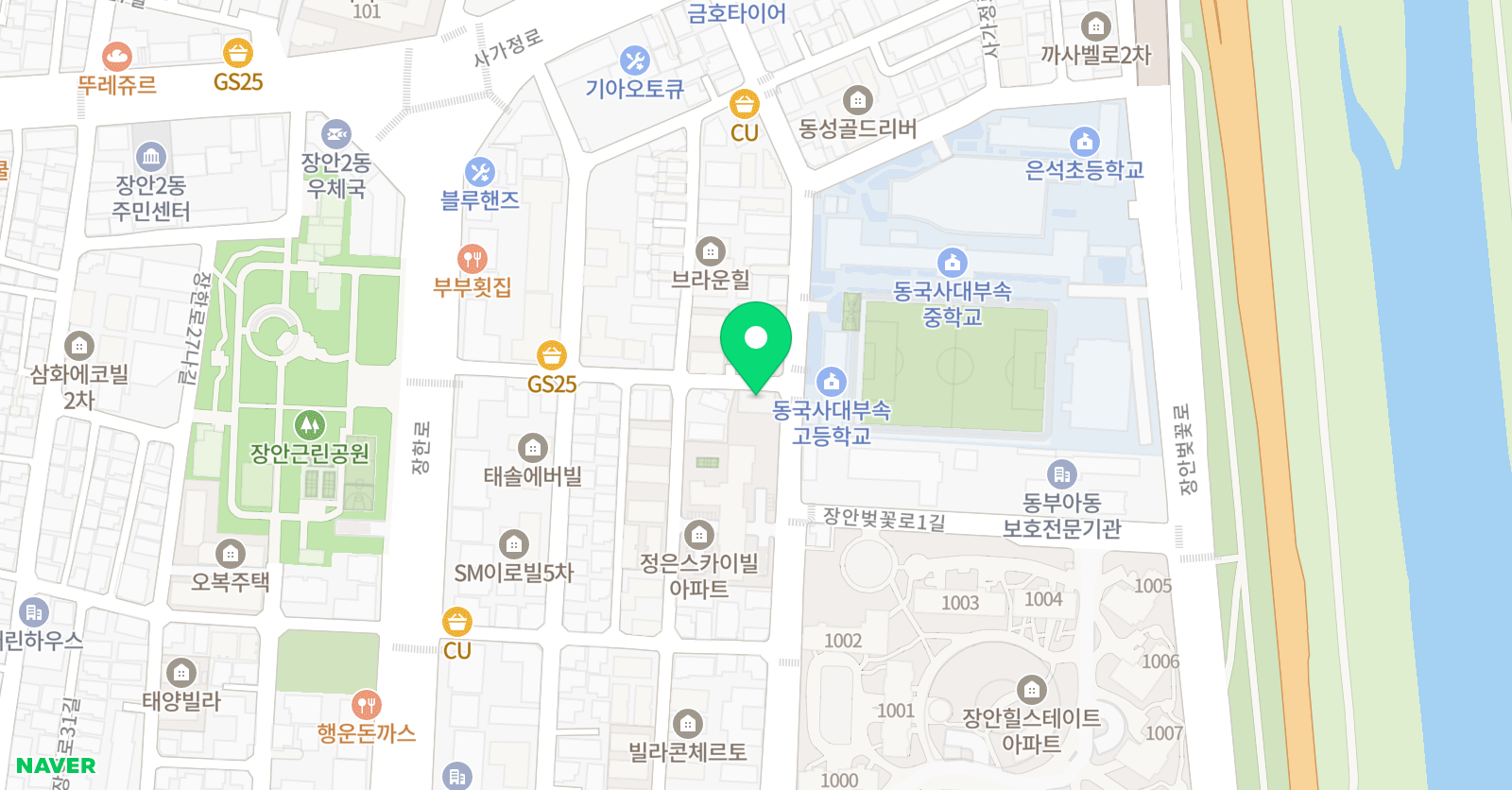개념의힘 학원 위치