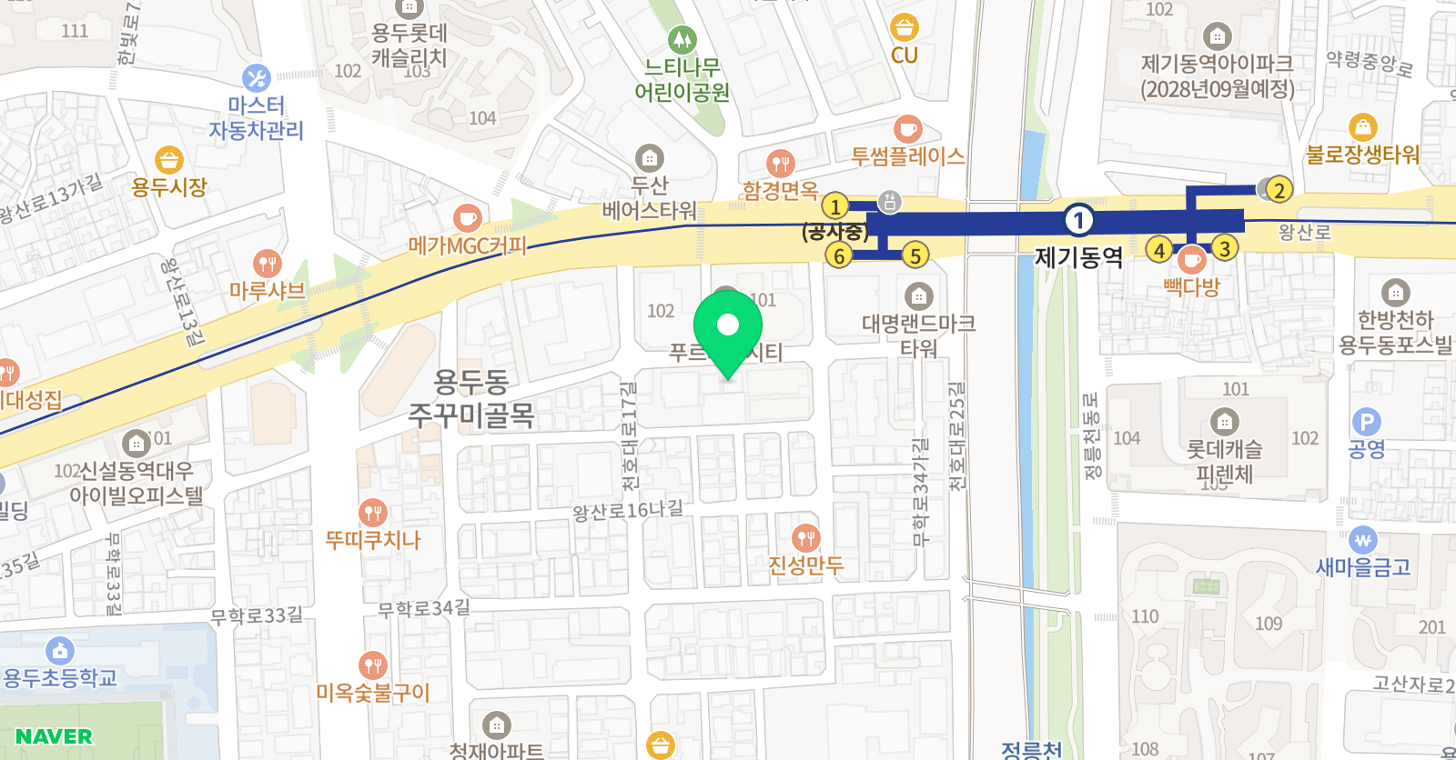 비발디파크 강습 솜솜스키학교 위치