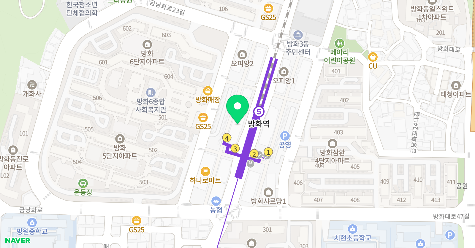 랑아 미술 방화점 위치