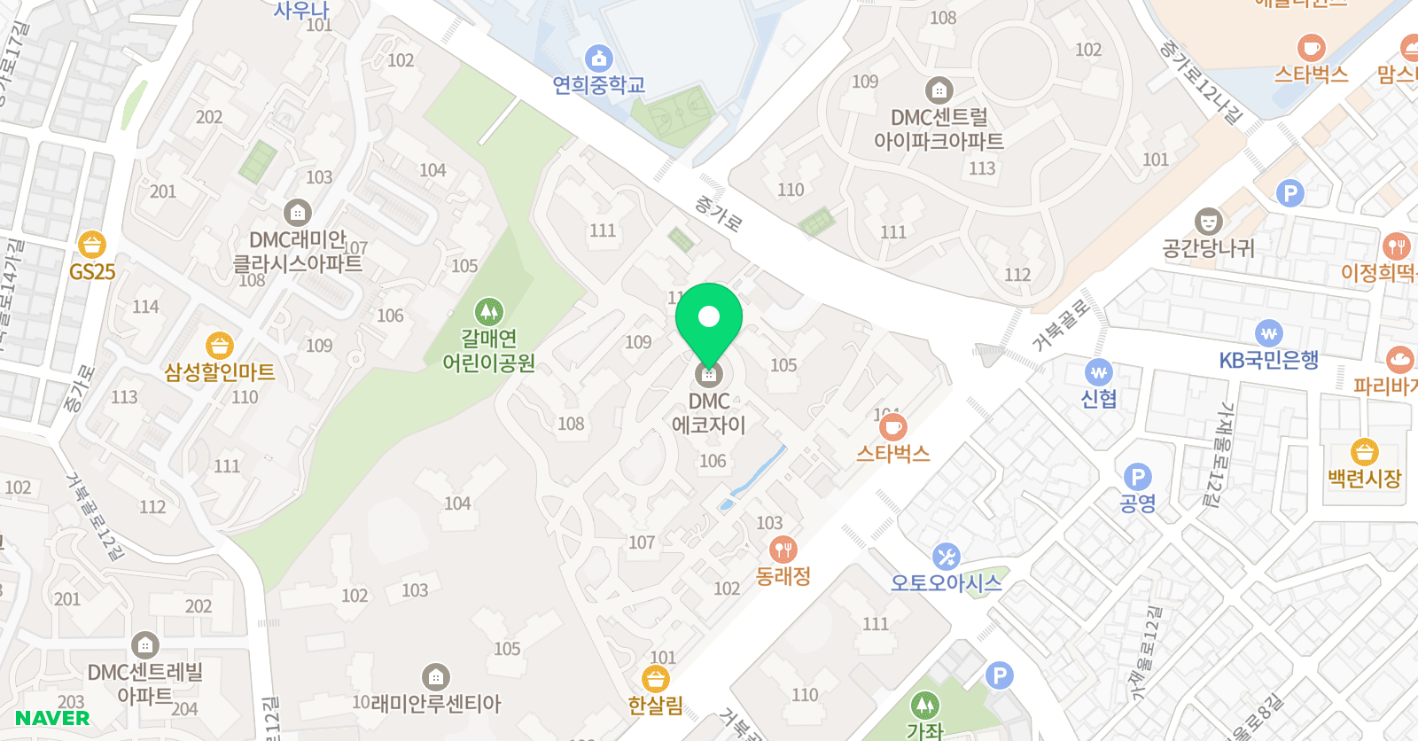 라라영어 위치