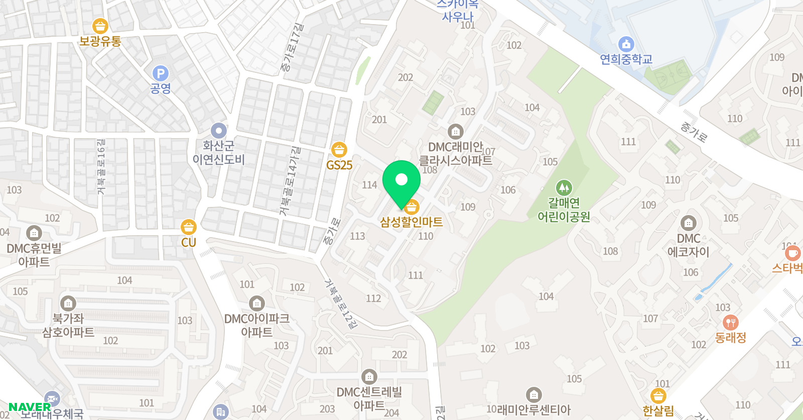 삼성 태권도 위치