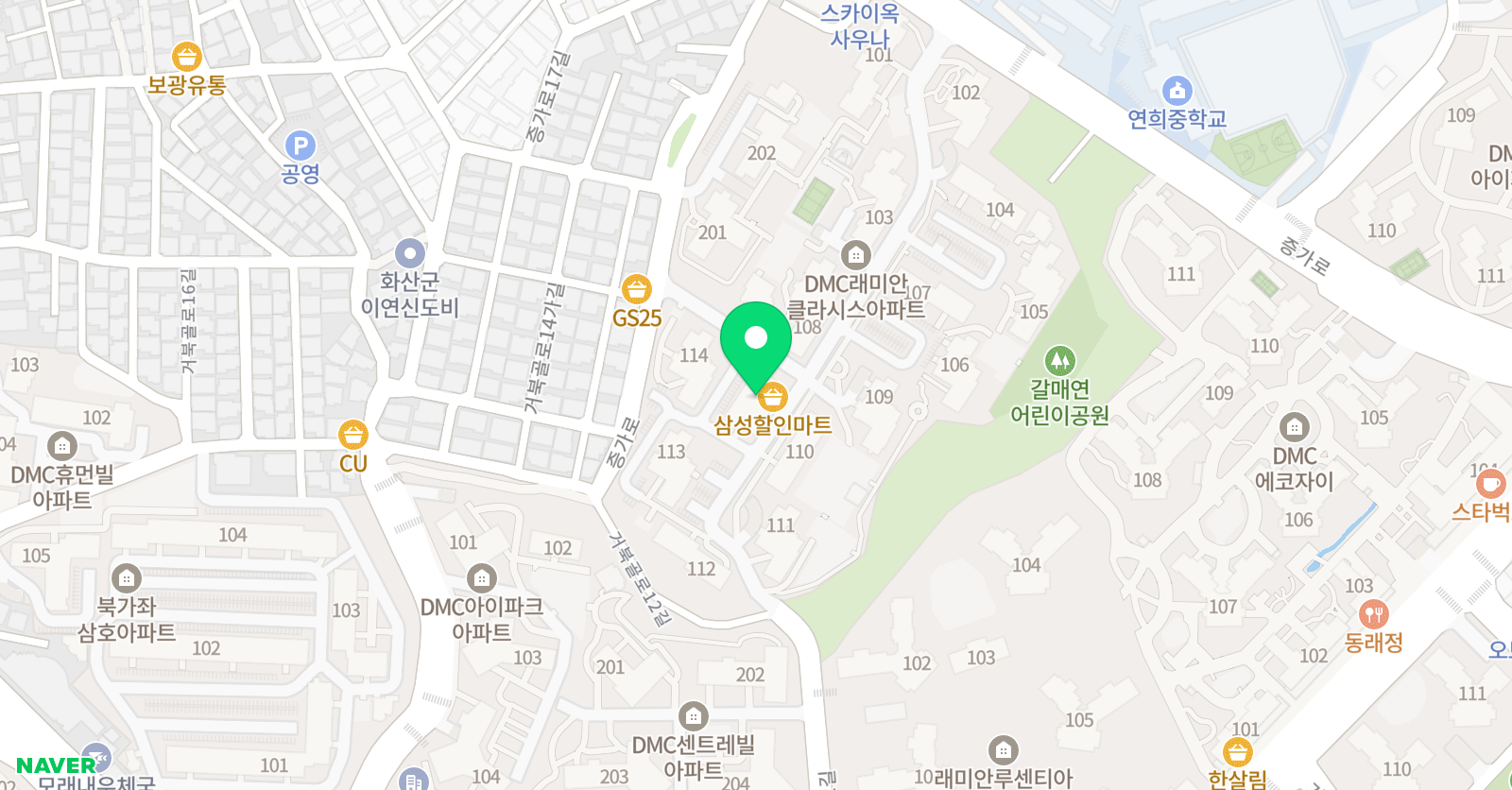 삼성골드스포츠클럽 위치