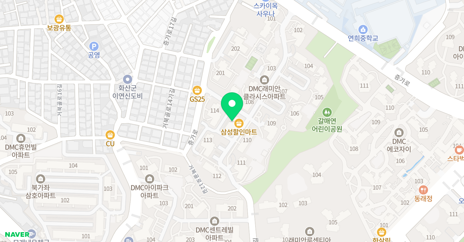 DMC바하 음악학원 위치