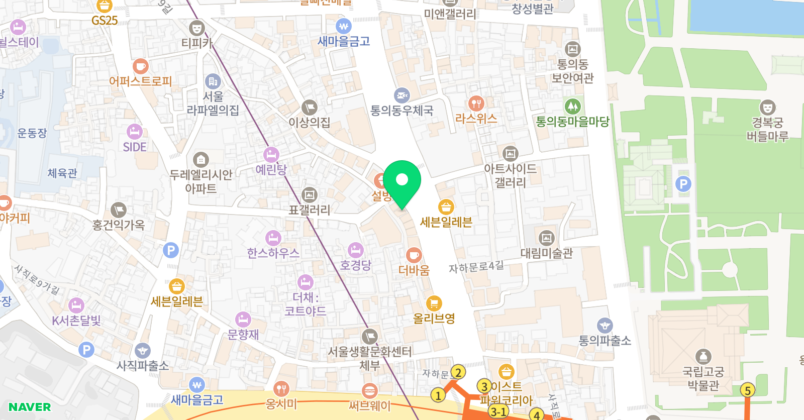 소이 국악교실 피아노 위치
