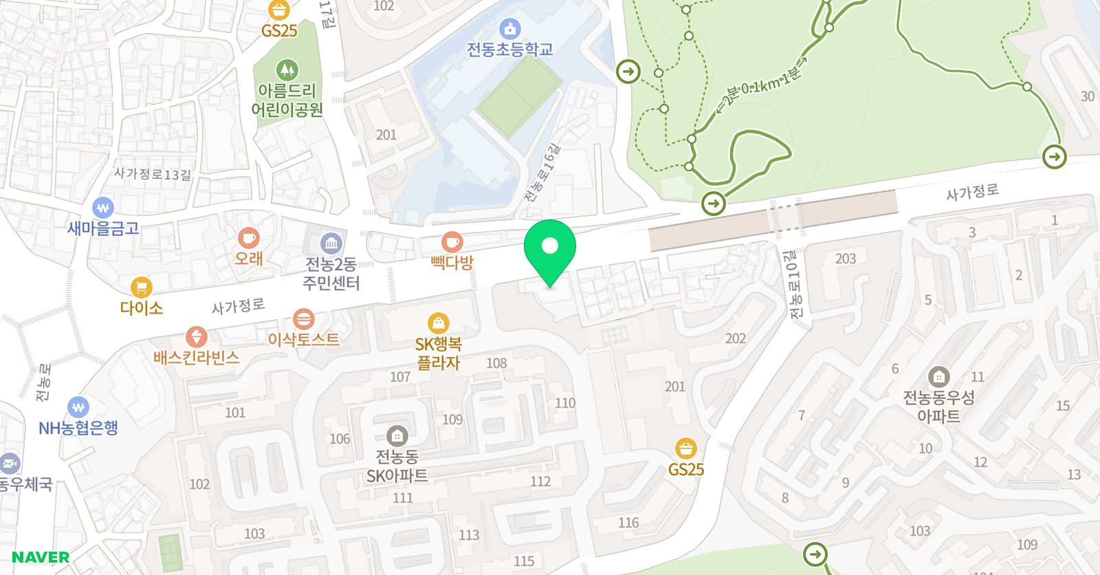 짐앤조이 축구교실 위치