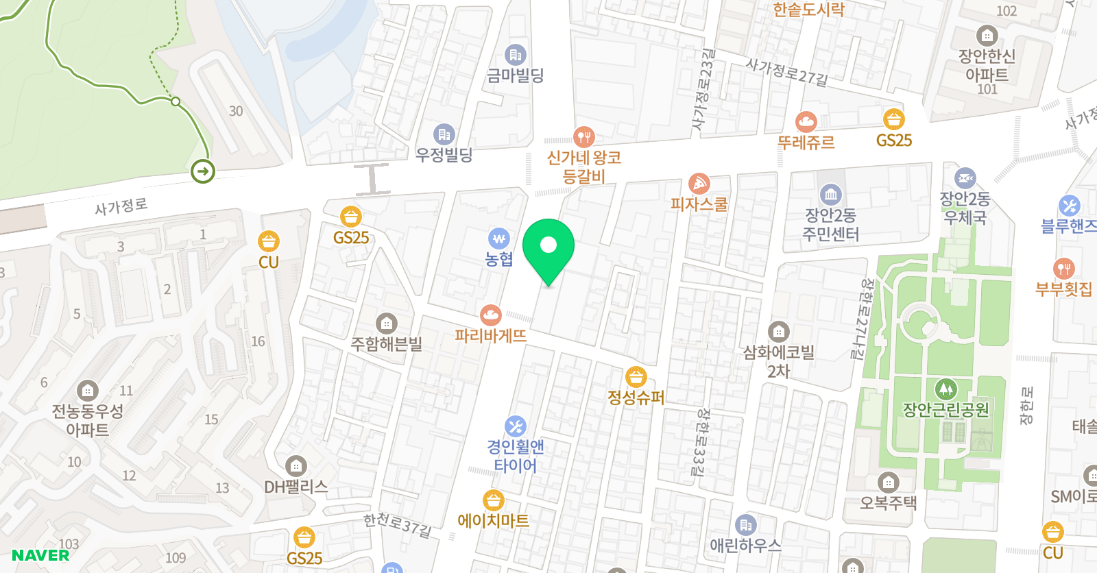 서울H 미술학원 위치