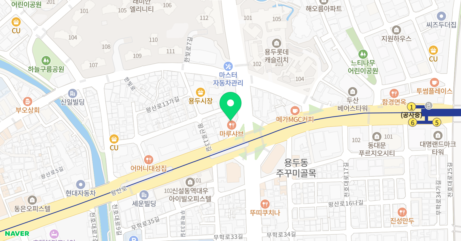 제기와 와학습코칭학원 위치