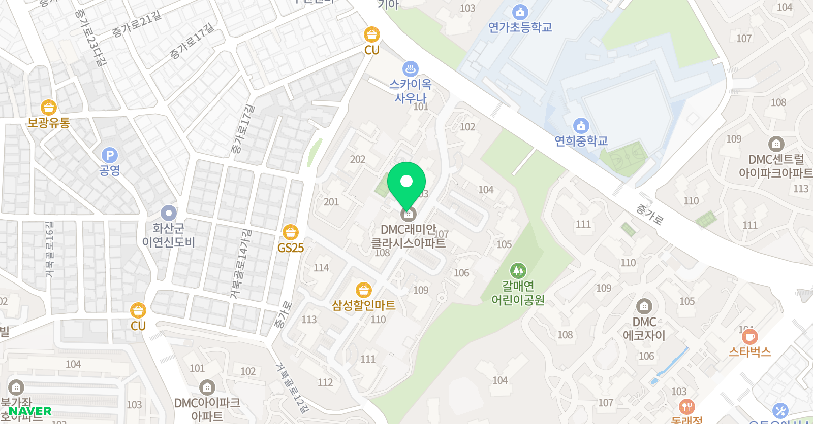 몬스터매스 수학학원 서대문 연가초 교육원 위치