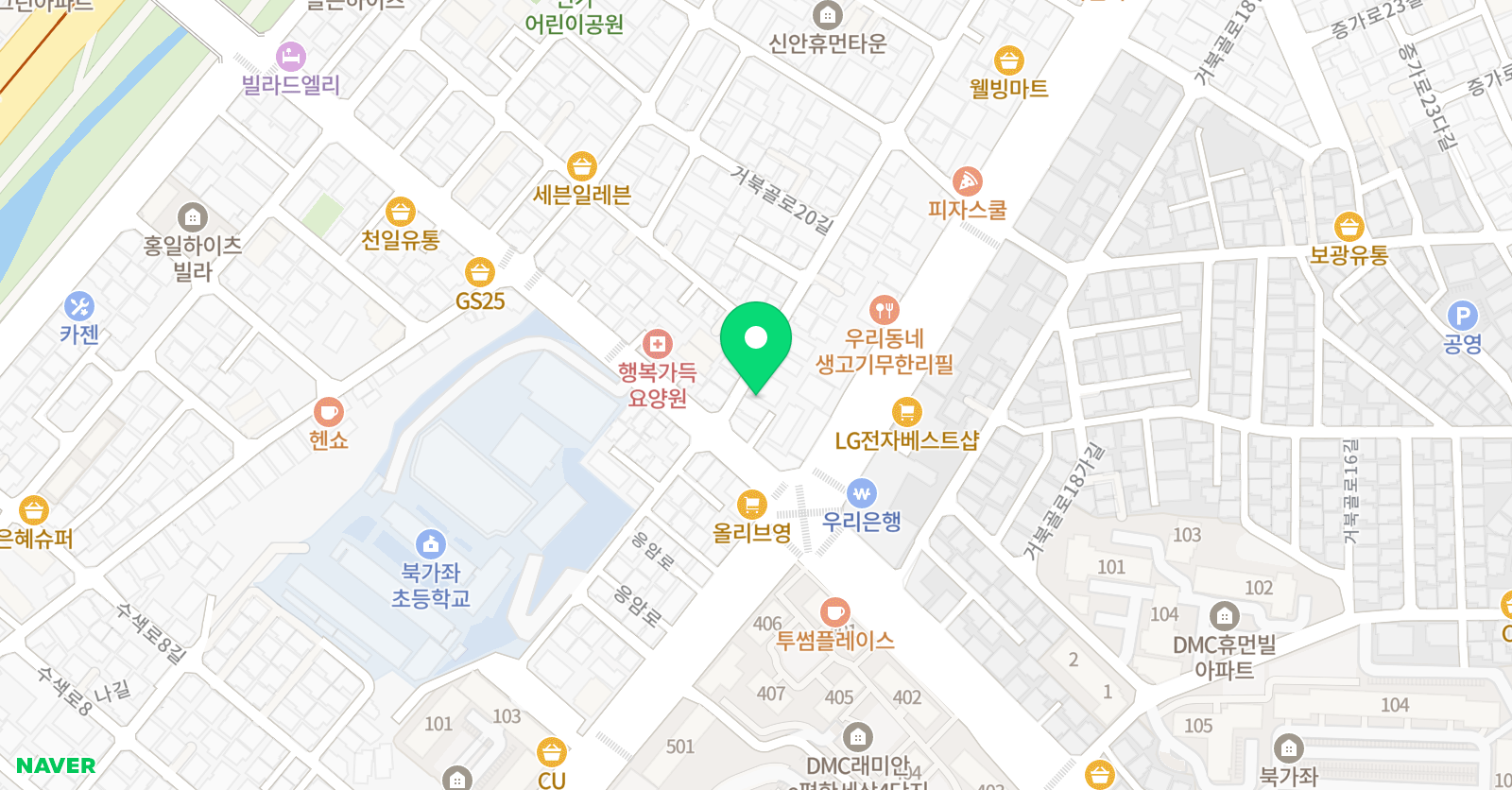 윤선생 우리집앞영어교실 북가좌점 위치