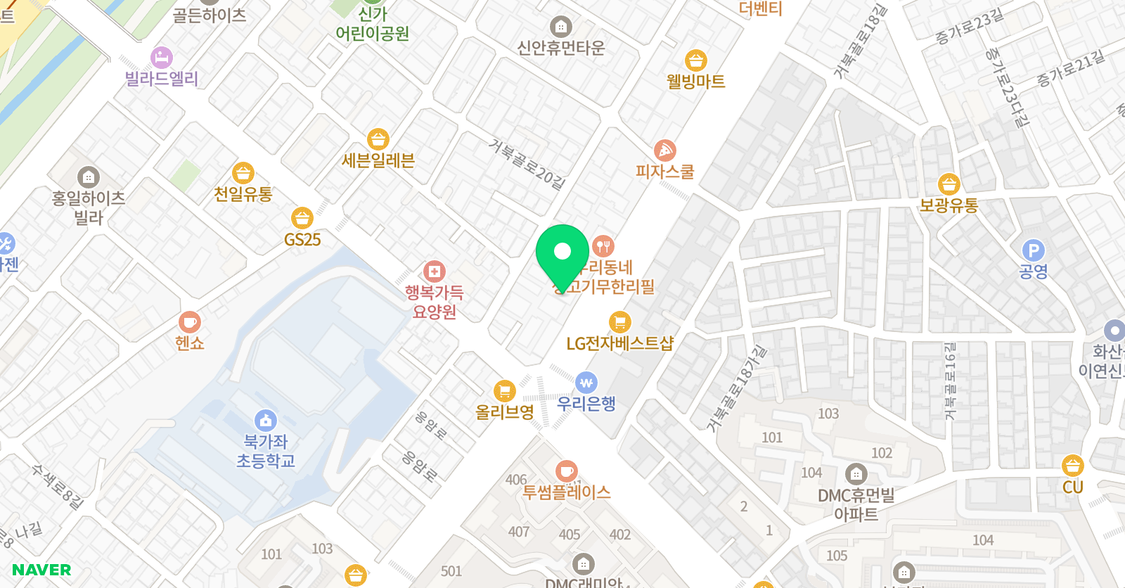 정우재 학원 위치