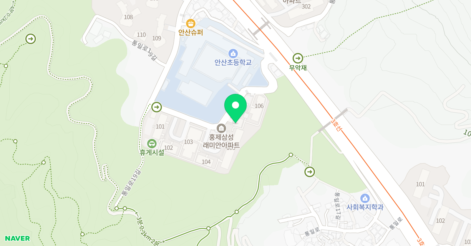 산내들 피아노 위치