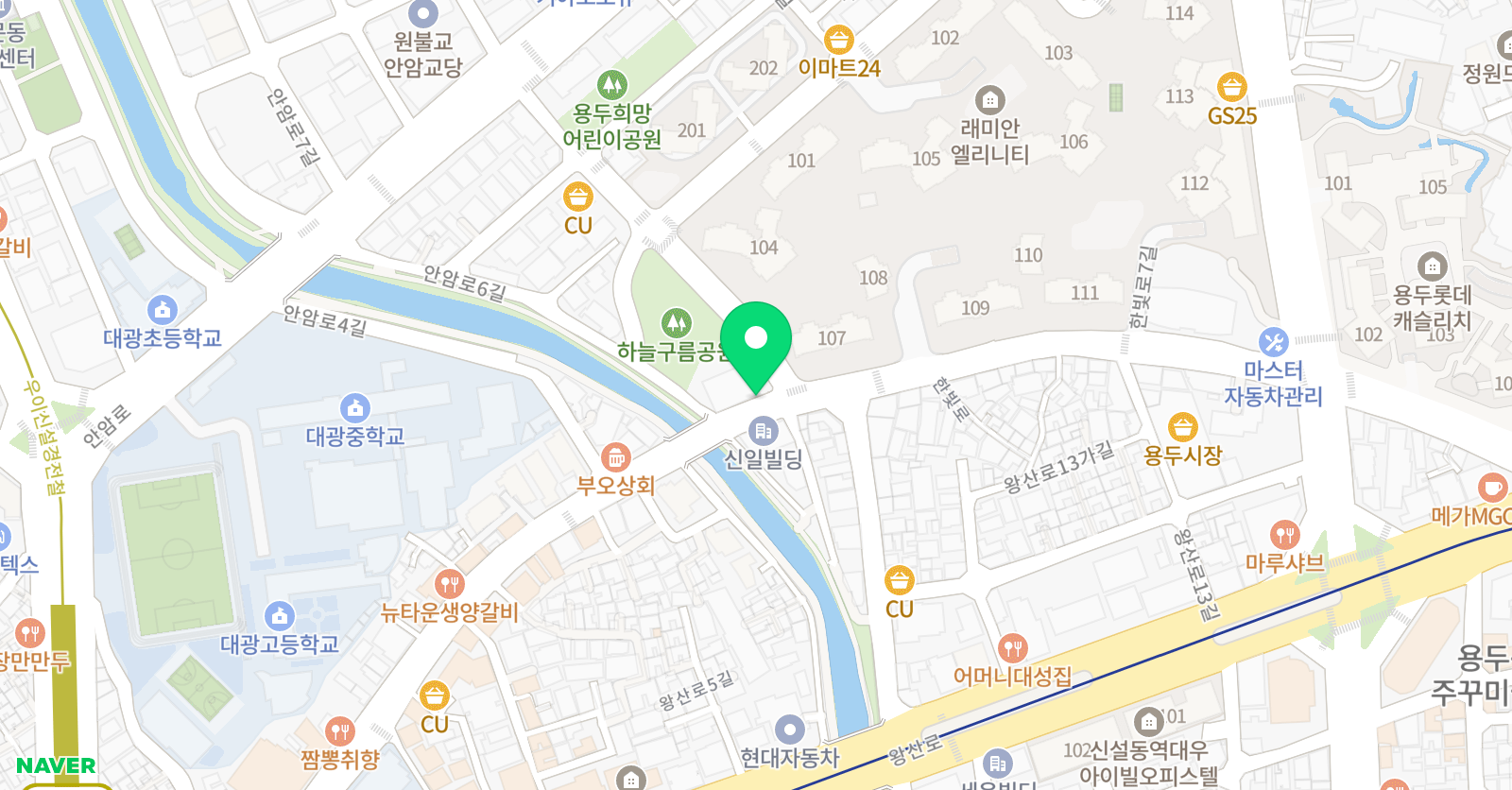 아리랑 태권도 위치