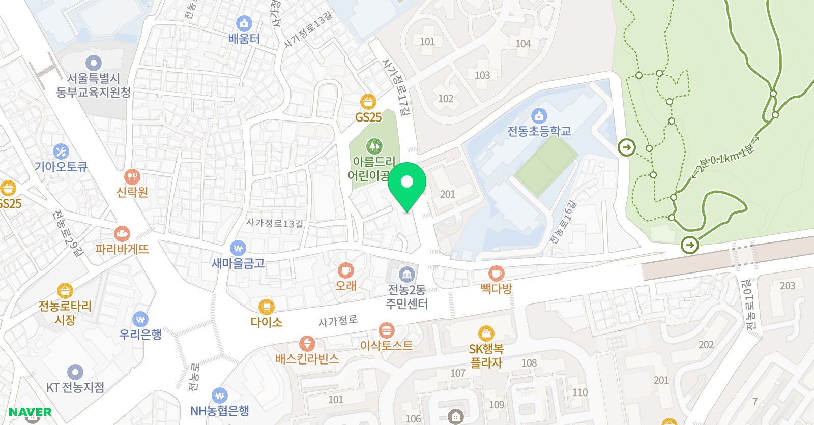 주은 음악학원 위치