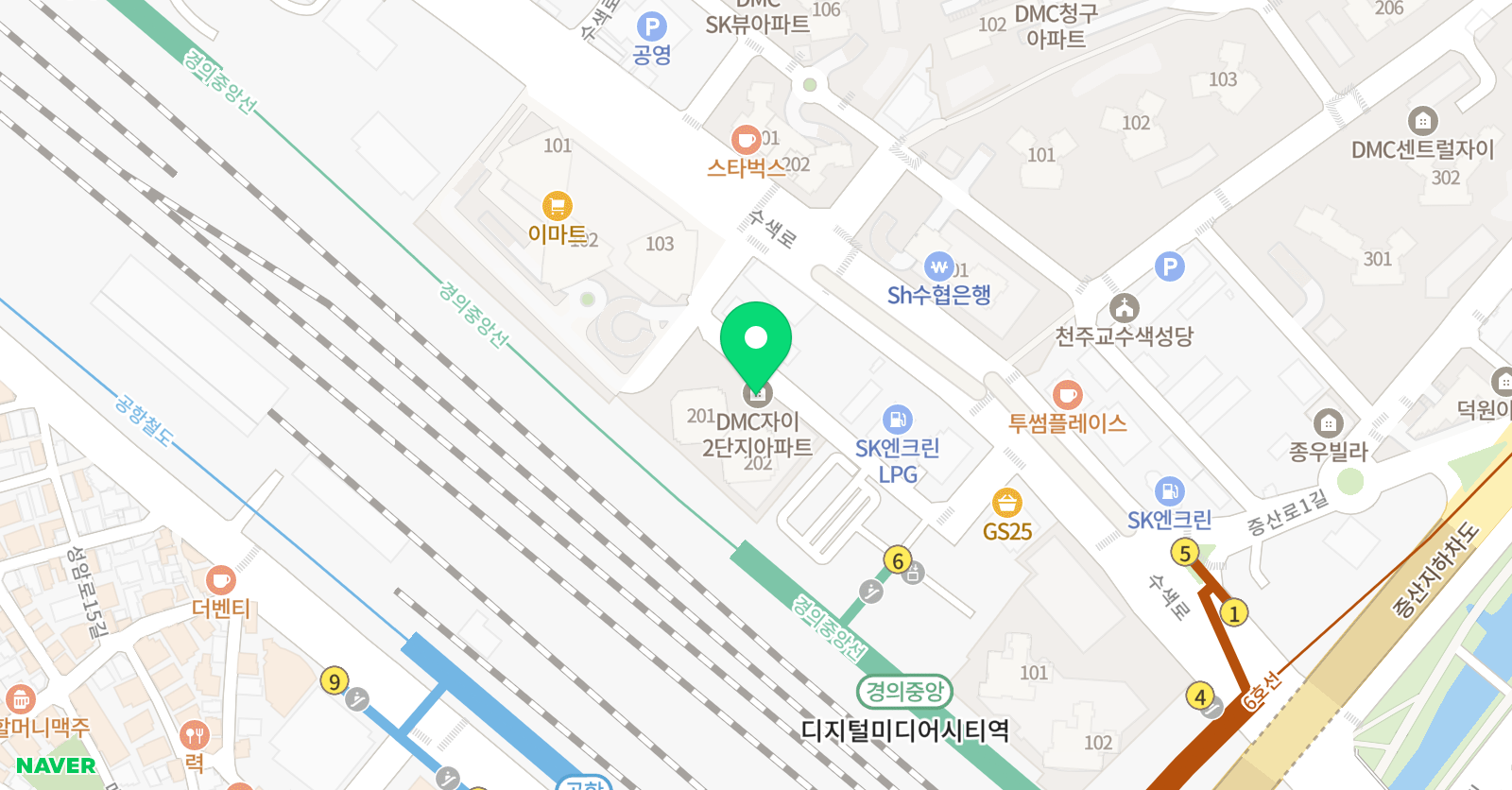 스마트해법수학 스마트해법영어 DMC역점 위치