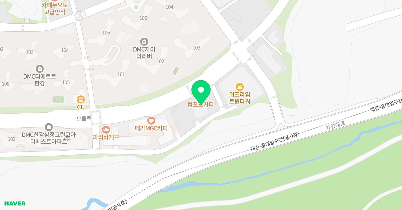 매쓰몽 수학학원 덕은센터 위치