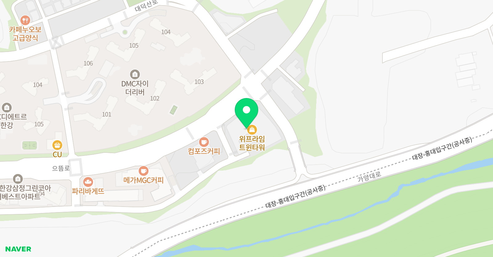 용인대마스터 태권도장 위치