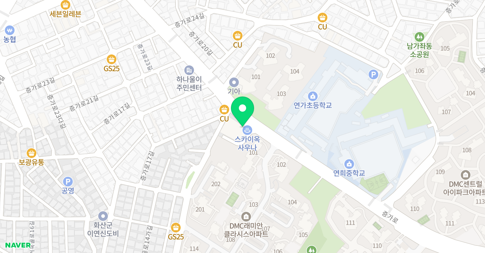 윤선생IGSE아카데미 서대문연가 위치