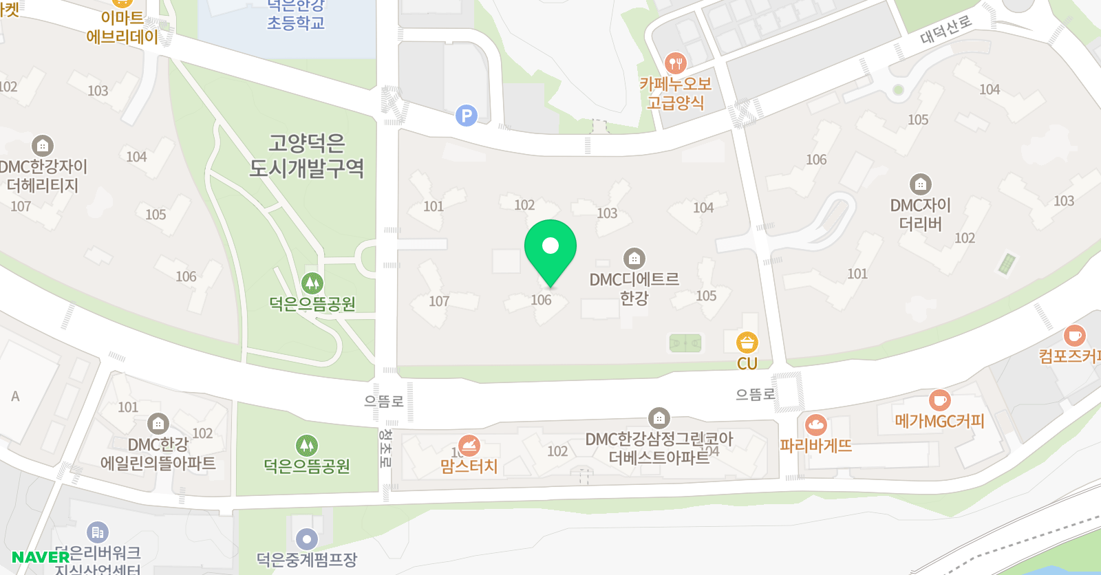 플레이팩토 덕은으뜸점 위치