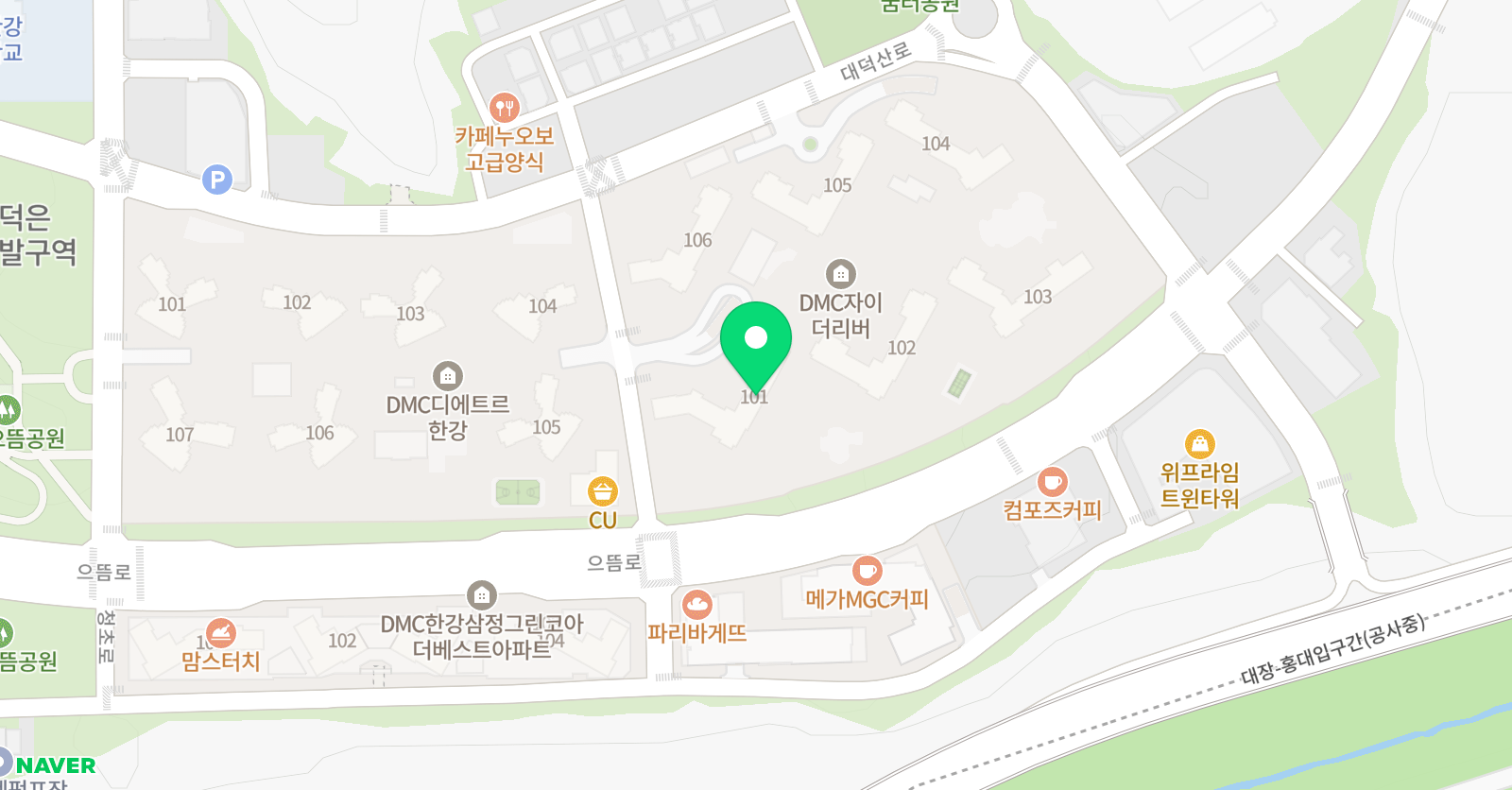 아소비 교육원 고양 덕은자이더리버점 위치