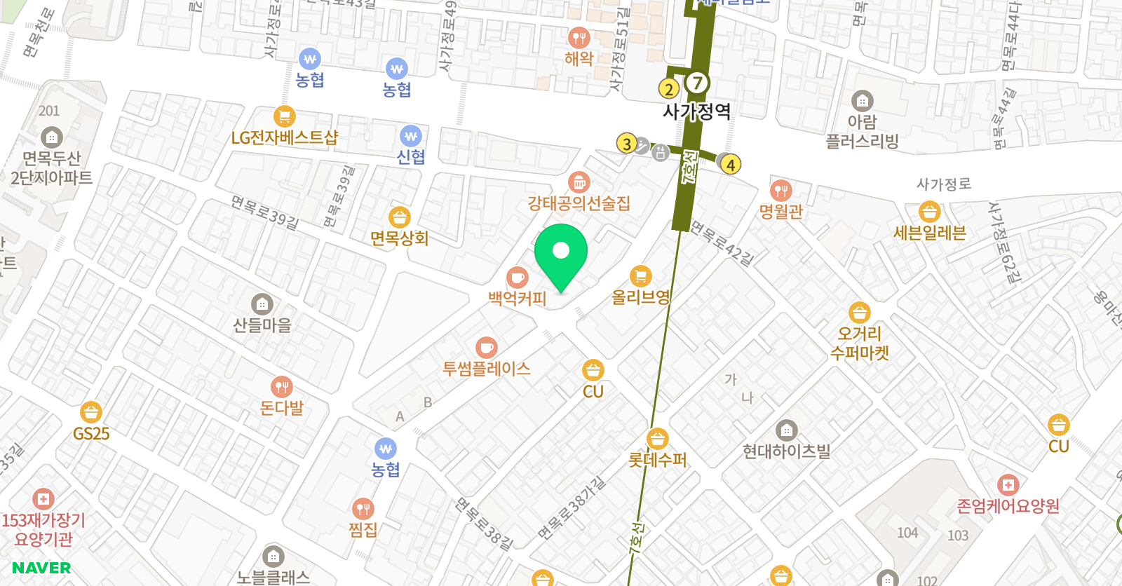 줄리 영어수학학원 위치