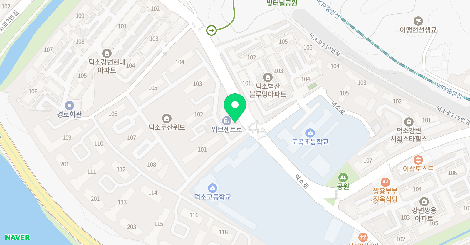 스마트해법 영어수학 DIA 학원 위치