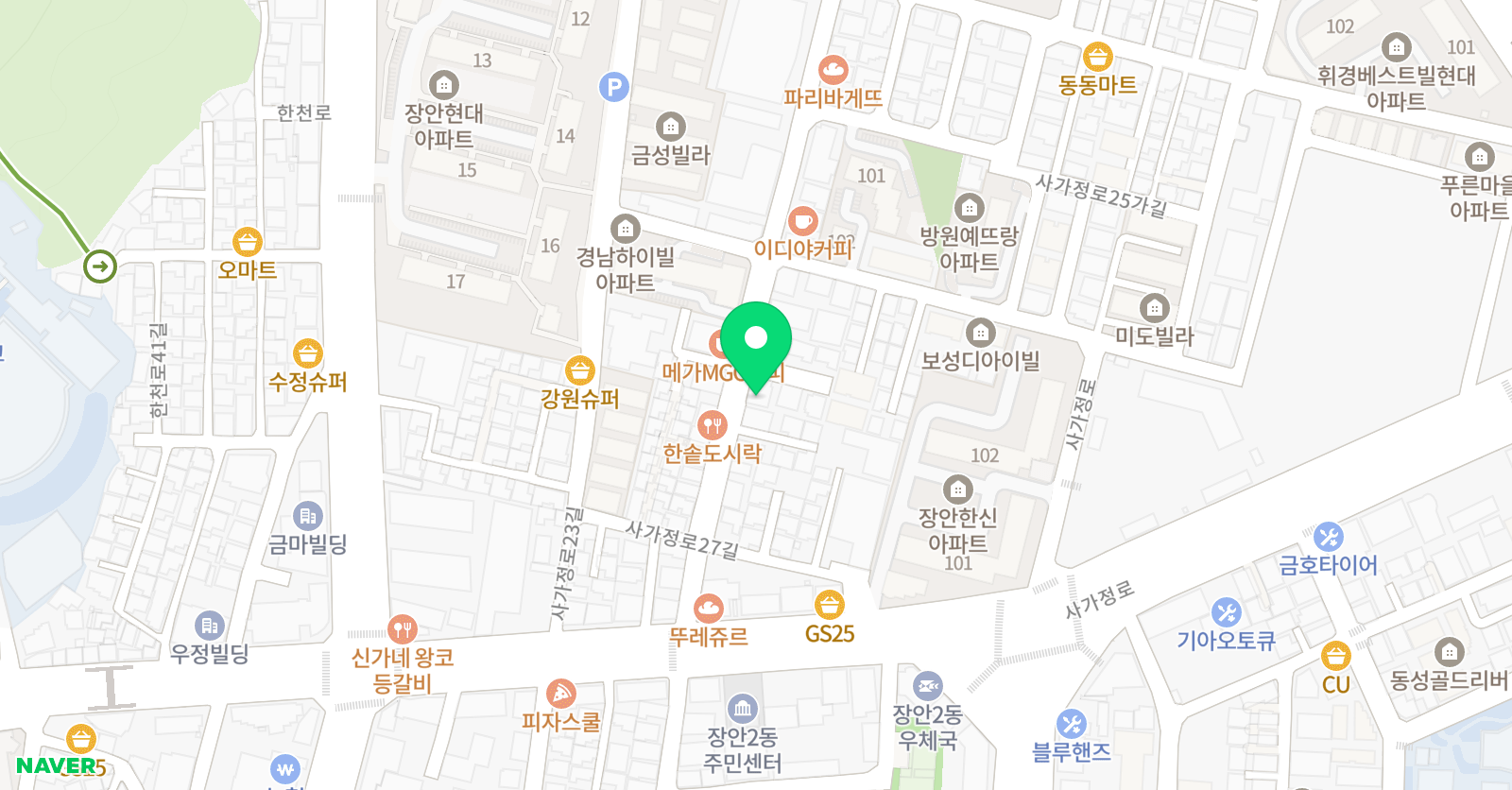 배움틀 수학학원 위치