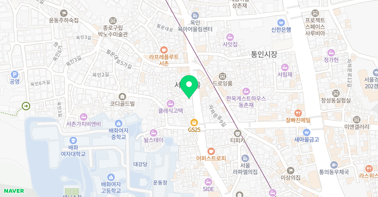훈샘 국어학원 위치