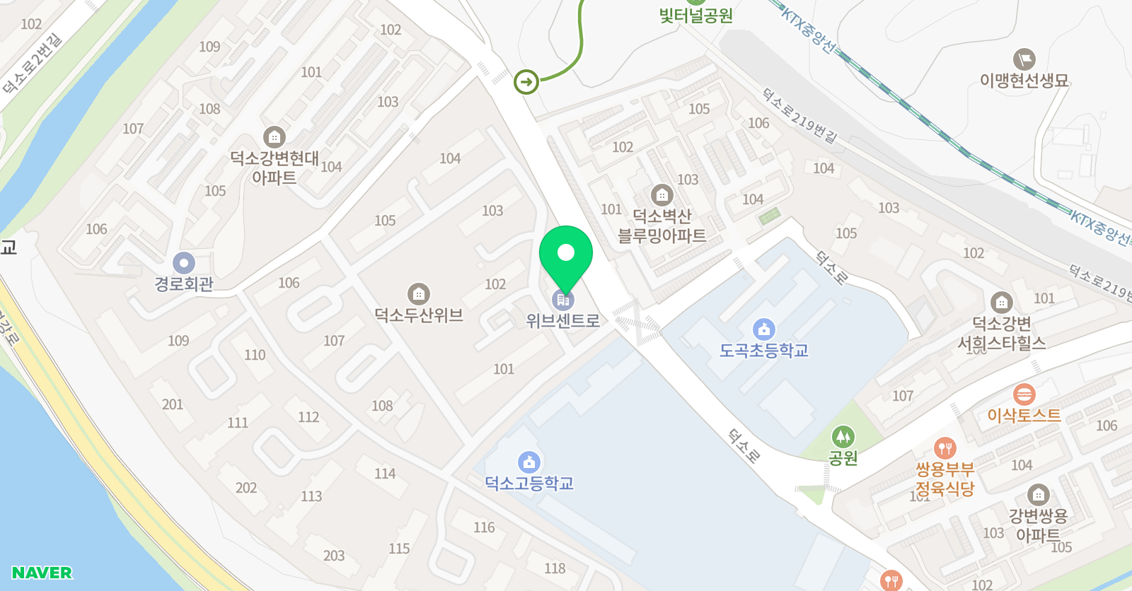 조상현 영어학원 덕소본원 위치