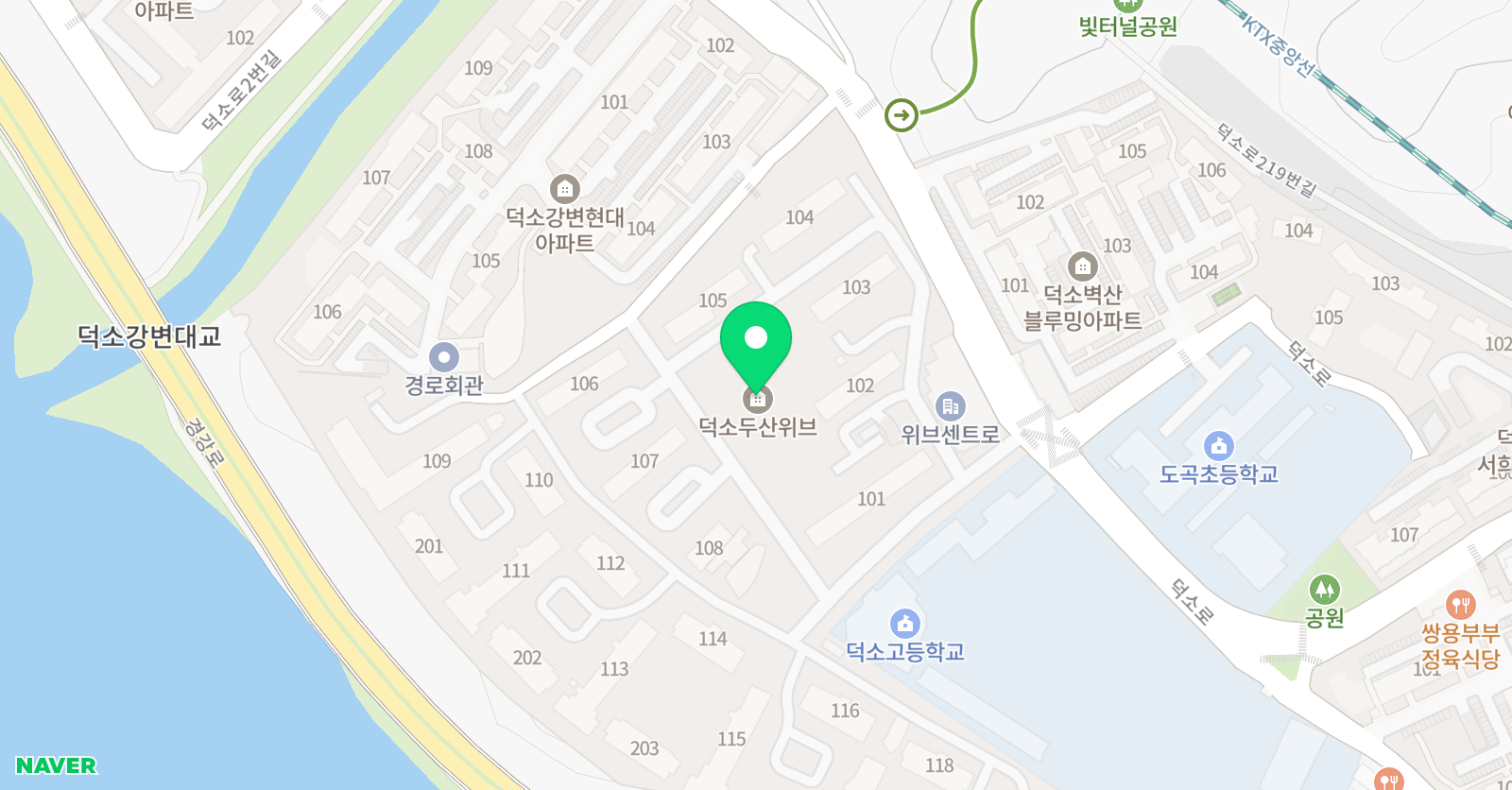 덕소사고력수학 위치