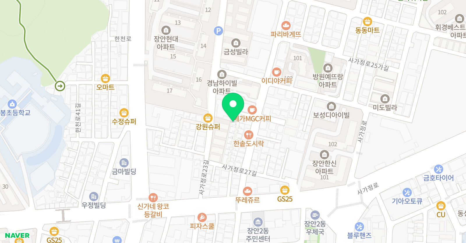 행복한수학쌤 위치