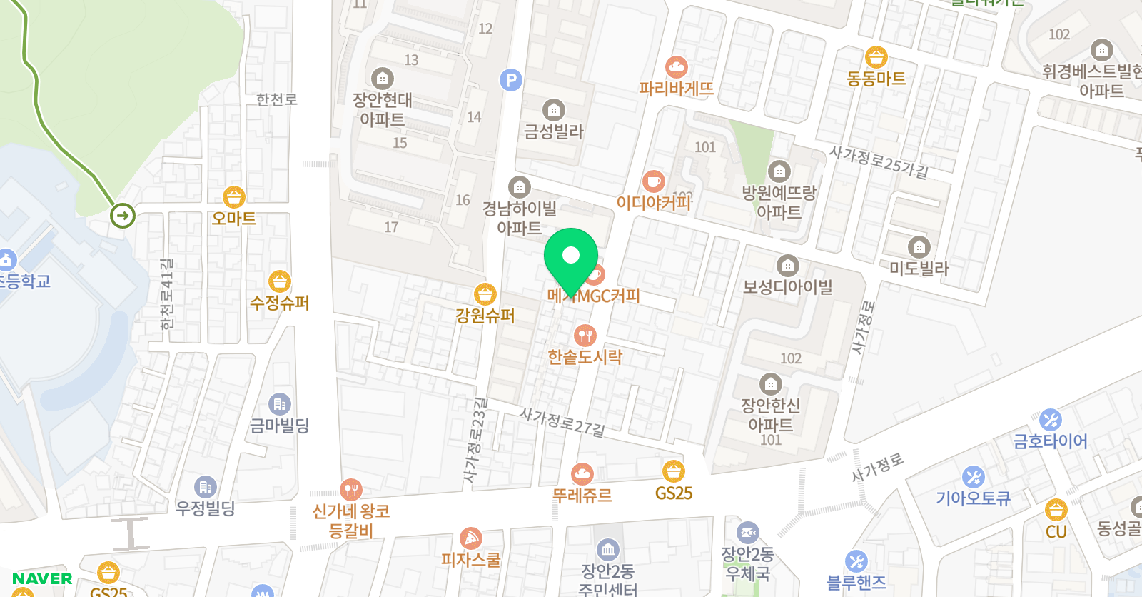 배봉 태권도장 위치