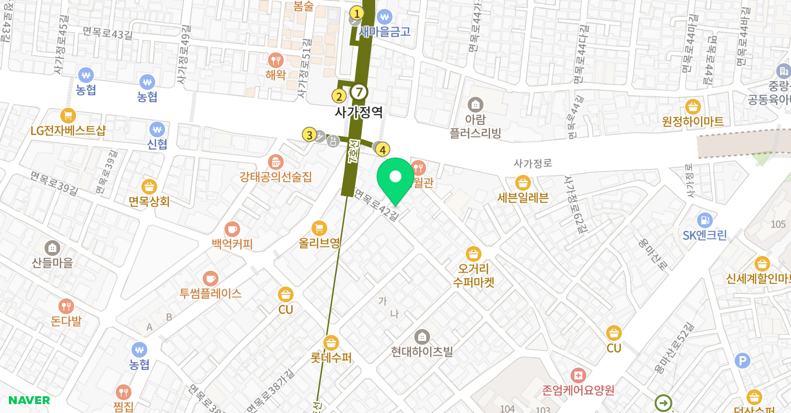 일등공신 학원 위치