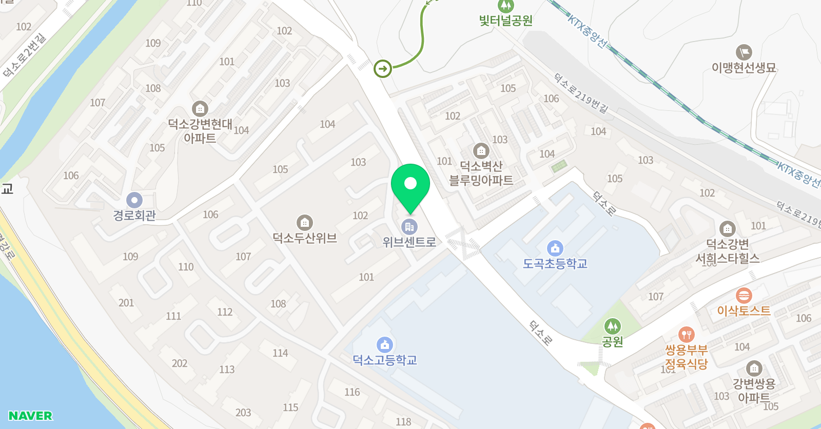 리드 영어 덕소 위치