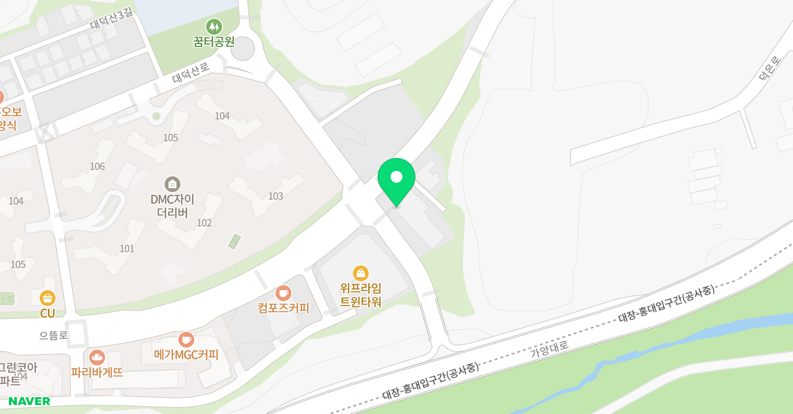 에버에이스 복싱 덕은 위치