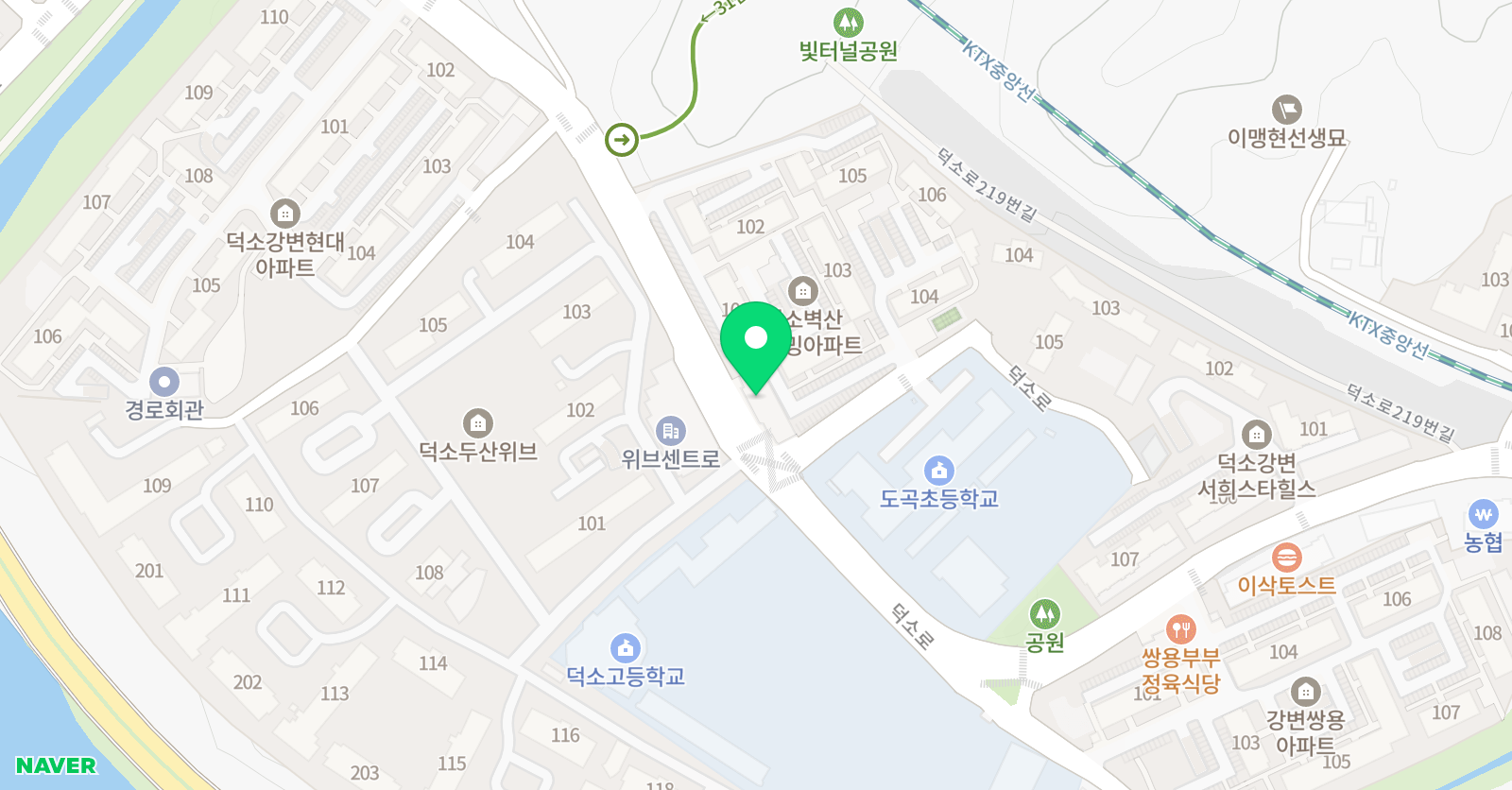 더멜로디 음악학원 위치