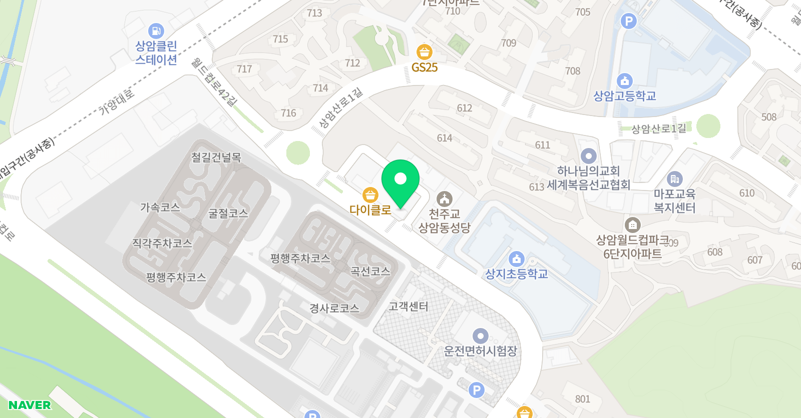 박선생 수학학원 위치