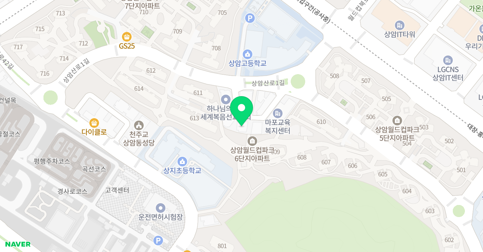 창조음악전문학원 위치