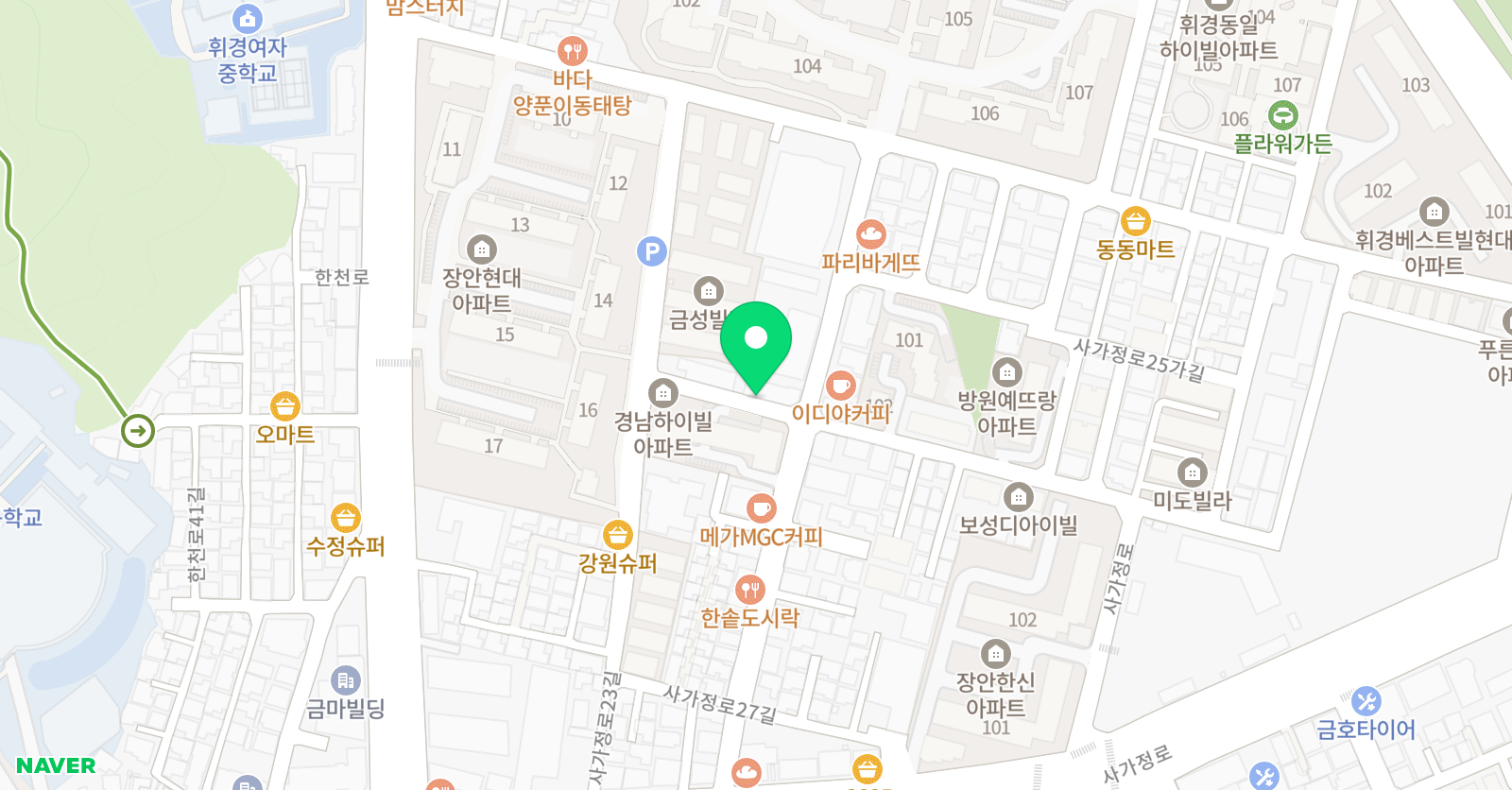 마테오뮤직아카데미 음악학원 위치
