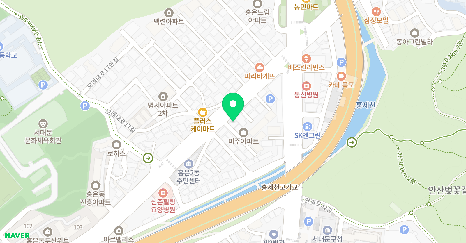 KCT 학원 인성관 위치