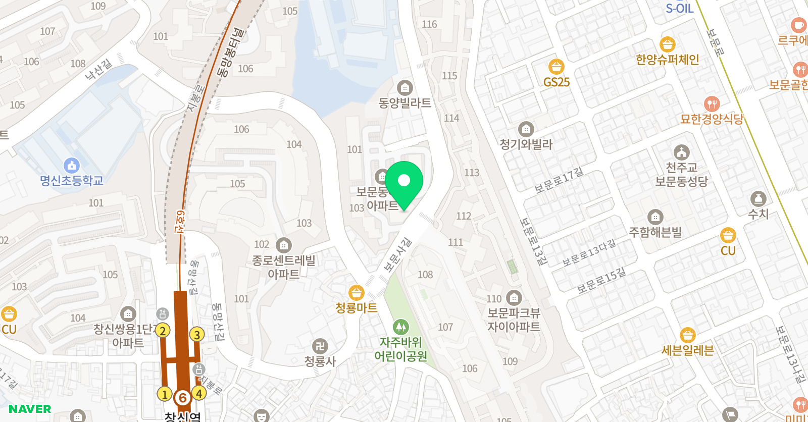 용인대 꿈나무 태권도장 위치