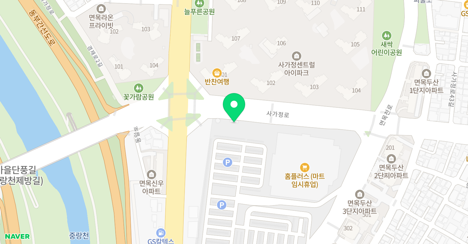 문자test1 위치